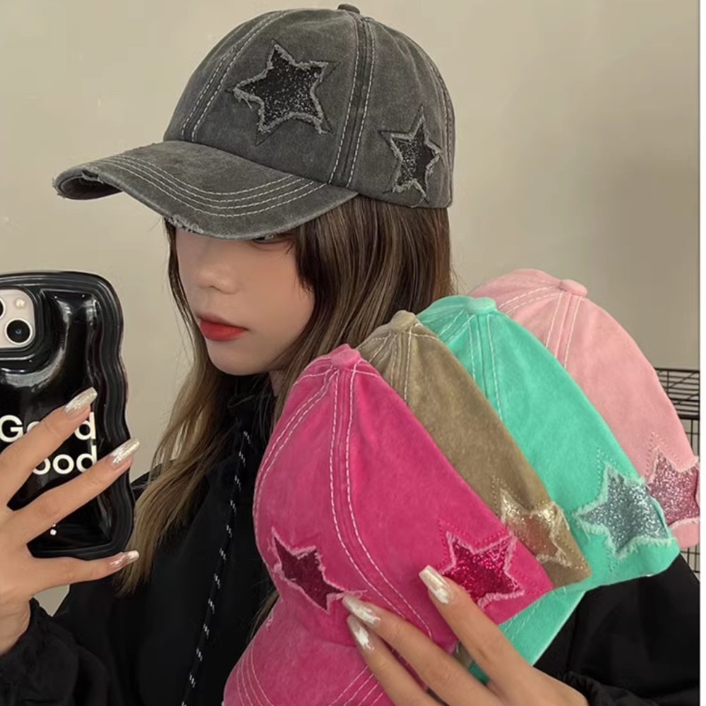 Retro Star Washed Hat
