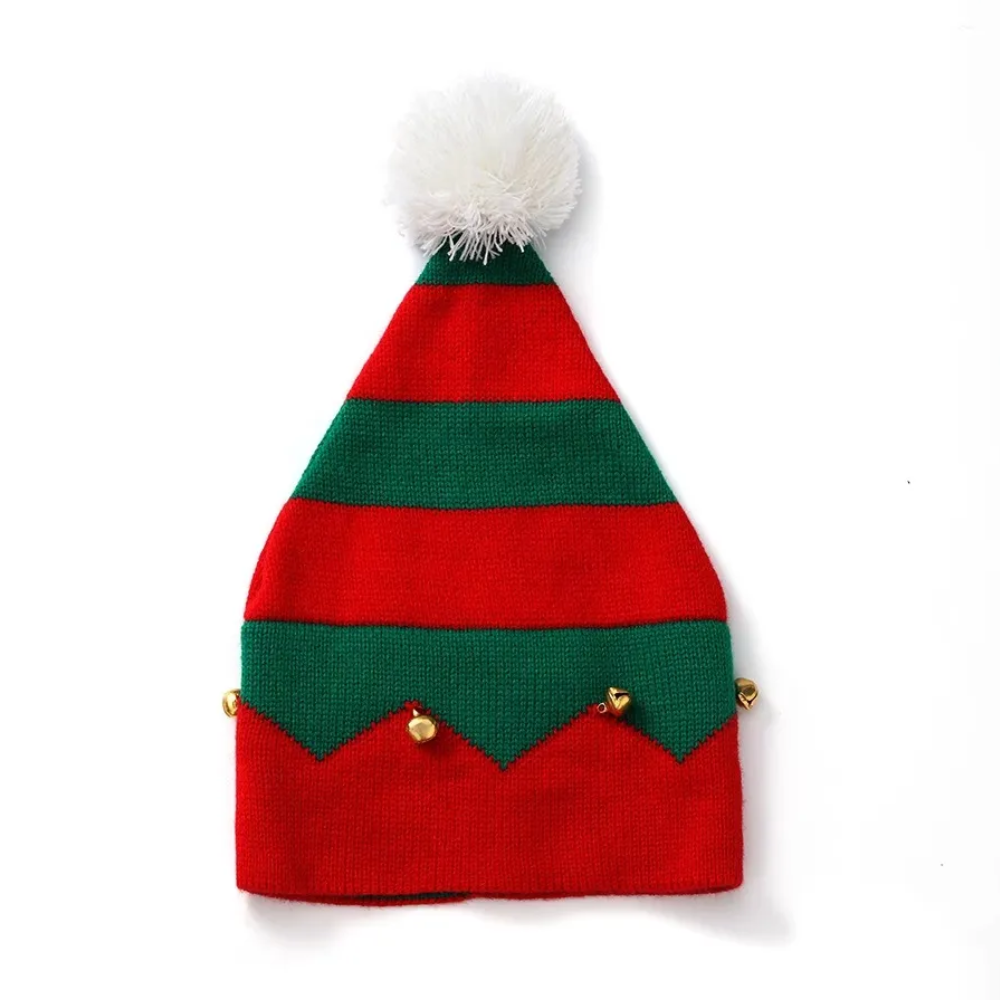 Classic Contrast Color Christmas Knitted Hat