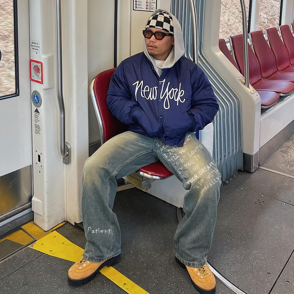 3endlesss. Retro Clean-Fit Distressed Loose Jeans