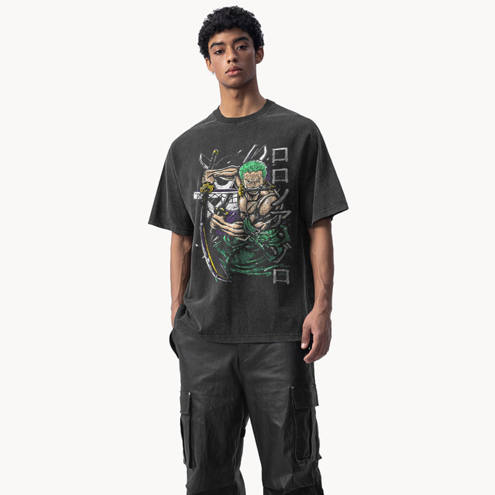 AG® Animation Three Blades Washed T-Shirt