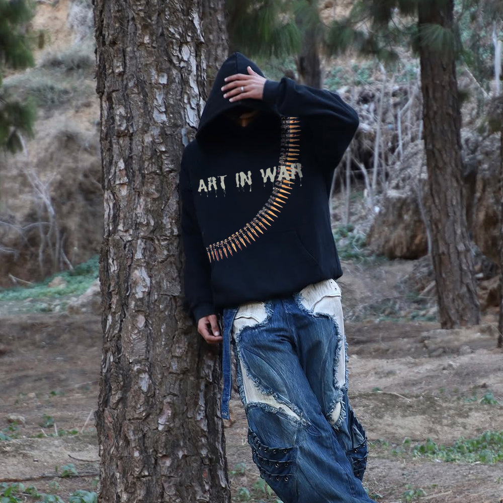 Art In War Basic Bullet Hoodie