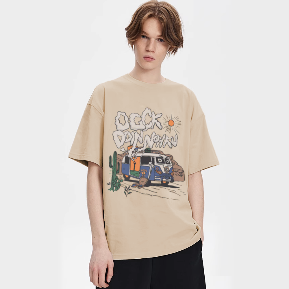 Vintage Cartoon Bus T-Shirt