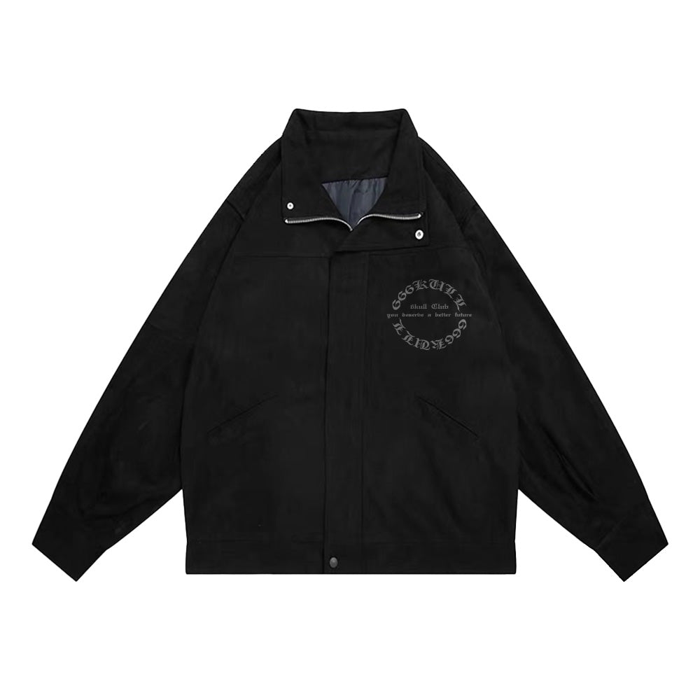 6Kull Suede bone wing FW24 Jacket