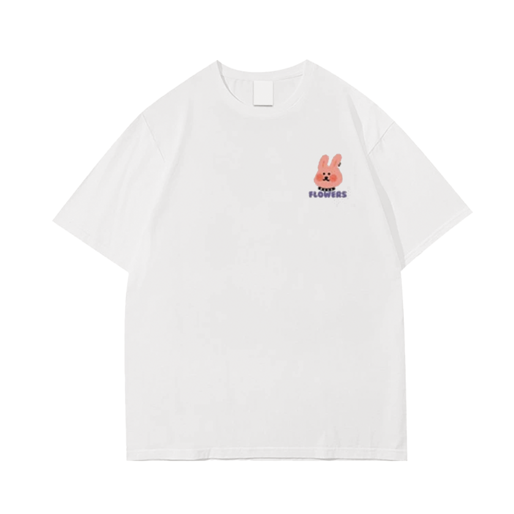 Cute Bunny Family Watching TV T-Shirt