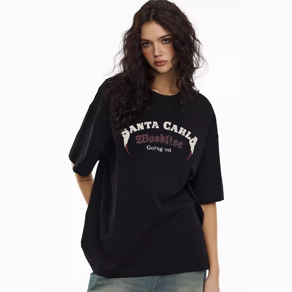 American Retro Gothic Alphabet T-Shirt