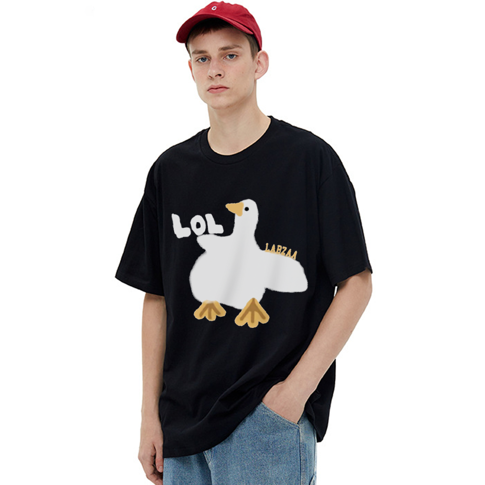 Urban Cartoon Duck Graphic T-shirt