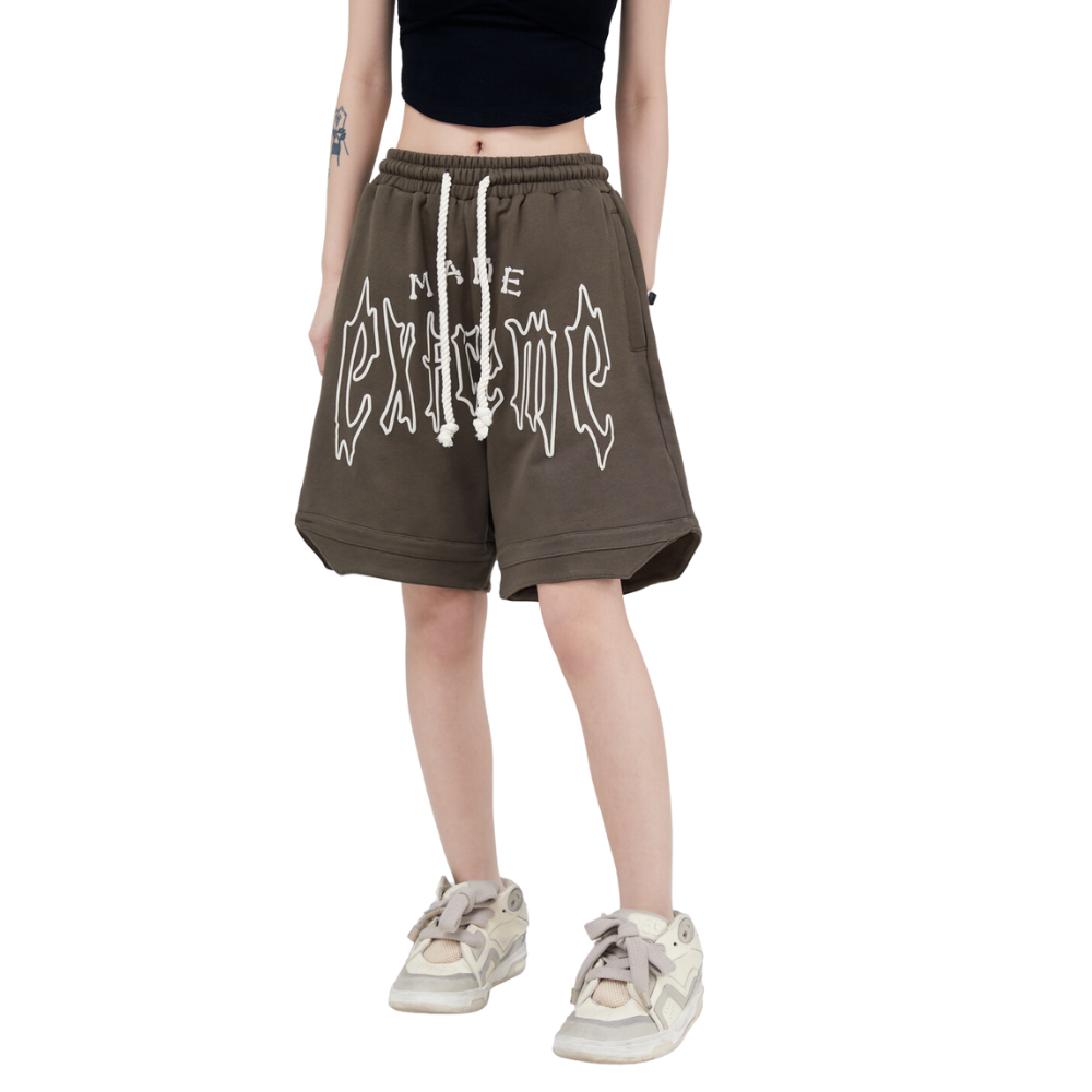 Classic Solid Alphabet Track Shorts