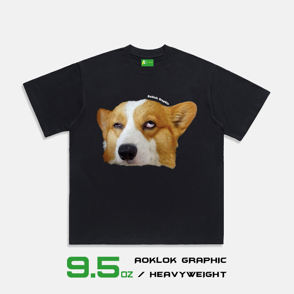 AG®Cute Weird Expression Corgi T-Shirt