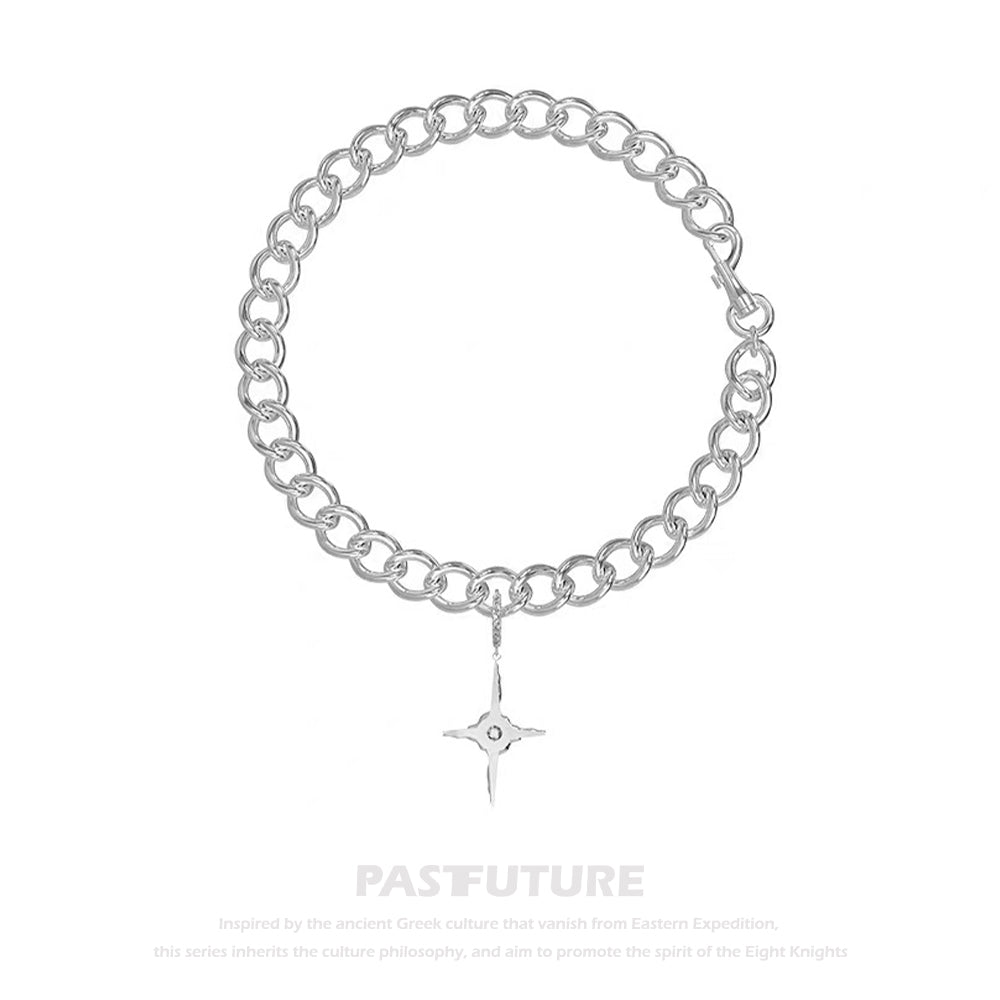 CE | Dark Cross Star Necklace