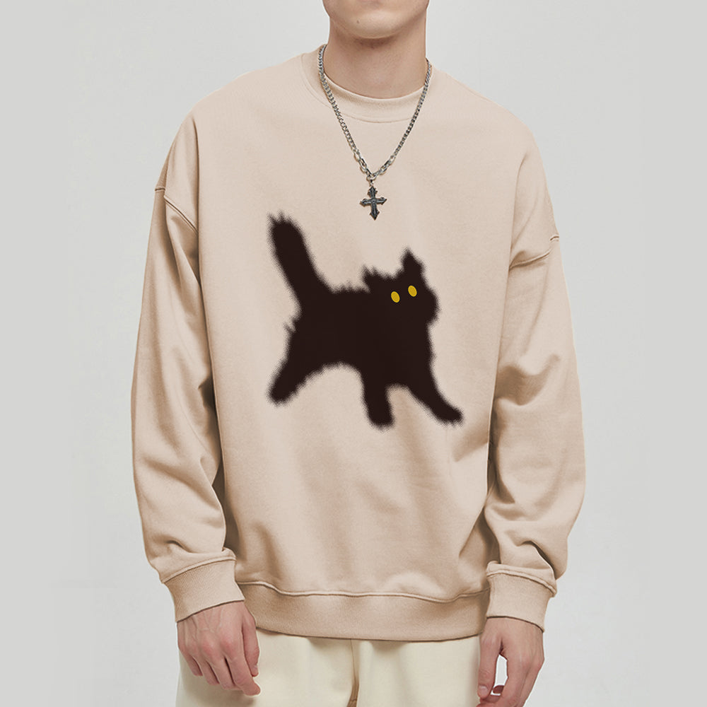 Angry Kitten Cotton Sweatshirt