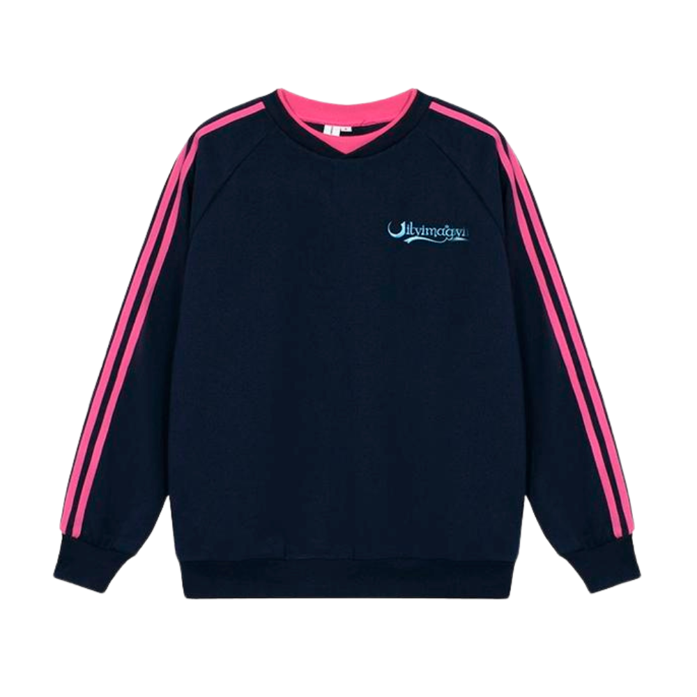 High Street Embroidered Raglan Sweatshirt