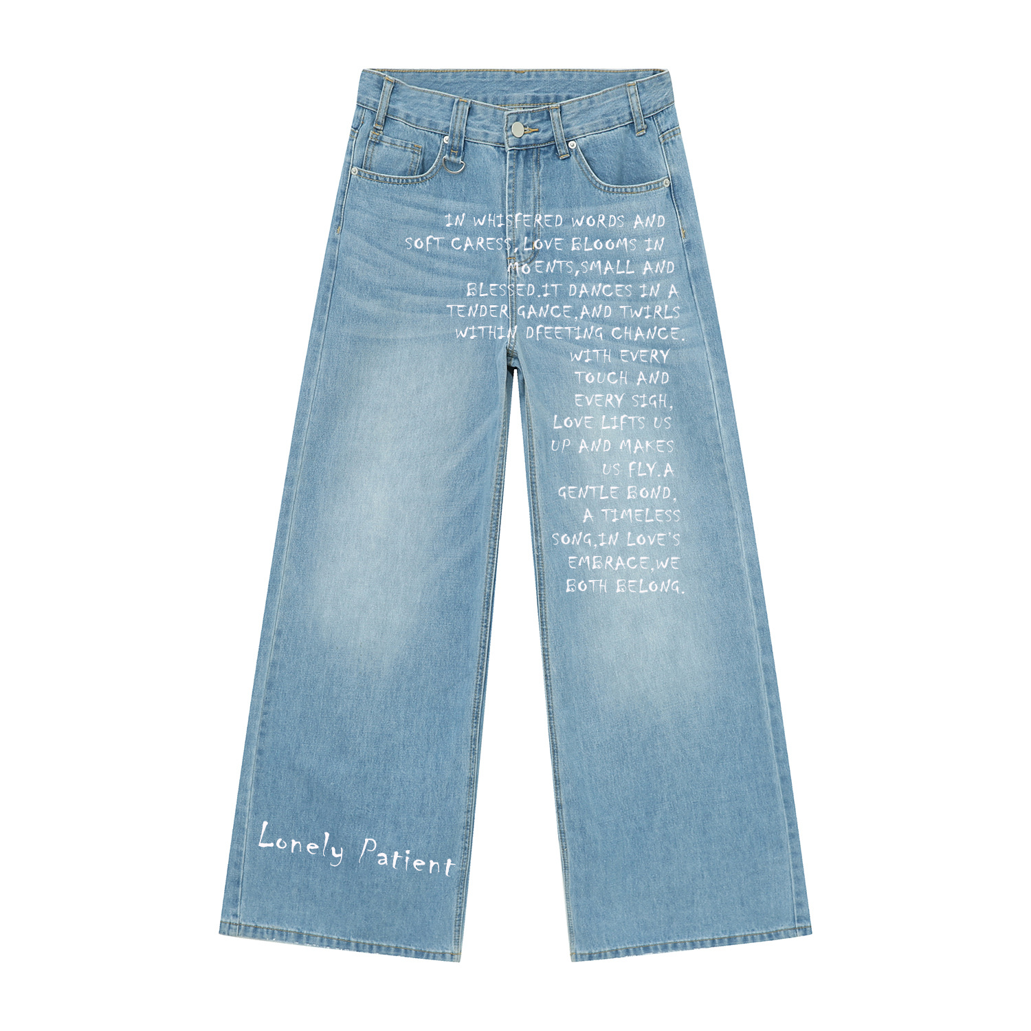 3endlesss. Melancholy Letters Retro Jeans