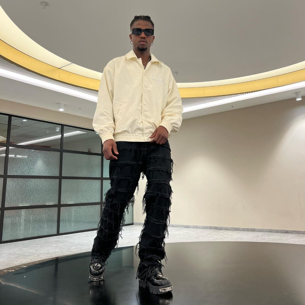 American Destroy Washed Stacked Jeans