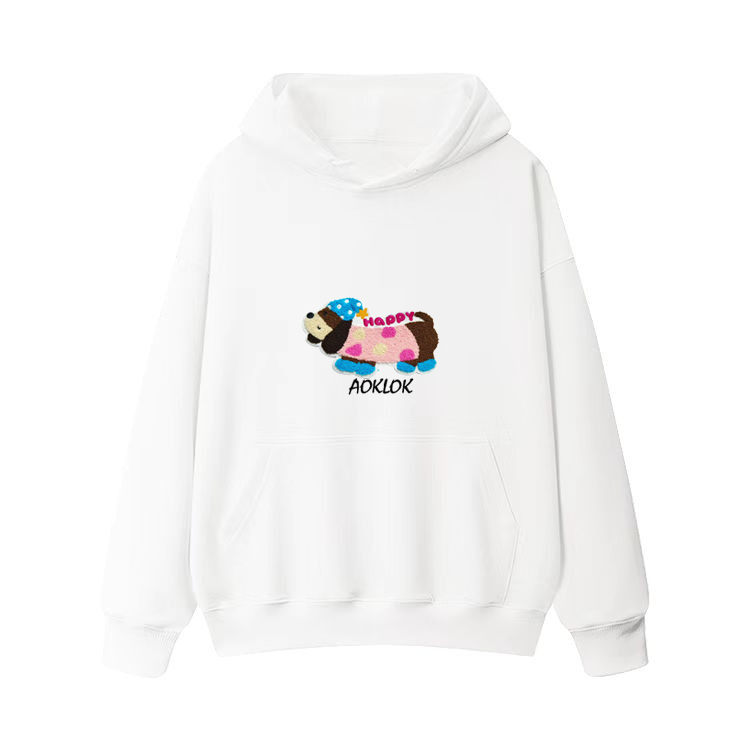 AG Embroidery Sleepwalking Dog Hoodie
