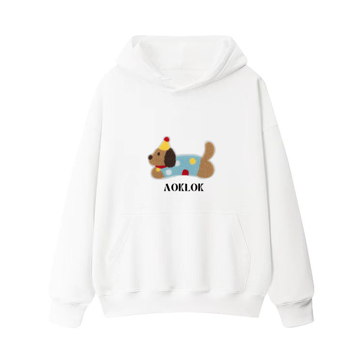 AG Embroidery Dachshund Dog In Birthday Hat Hoodie