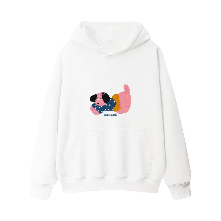 AG Embroidery Pink Ass Dog Hoodie