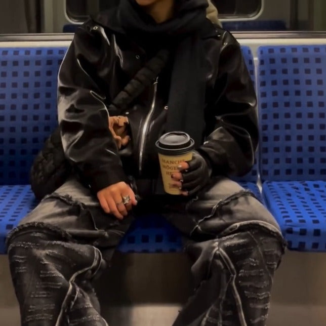 Women's High Street Heavyweight Washed Jeans