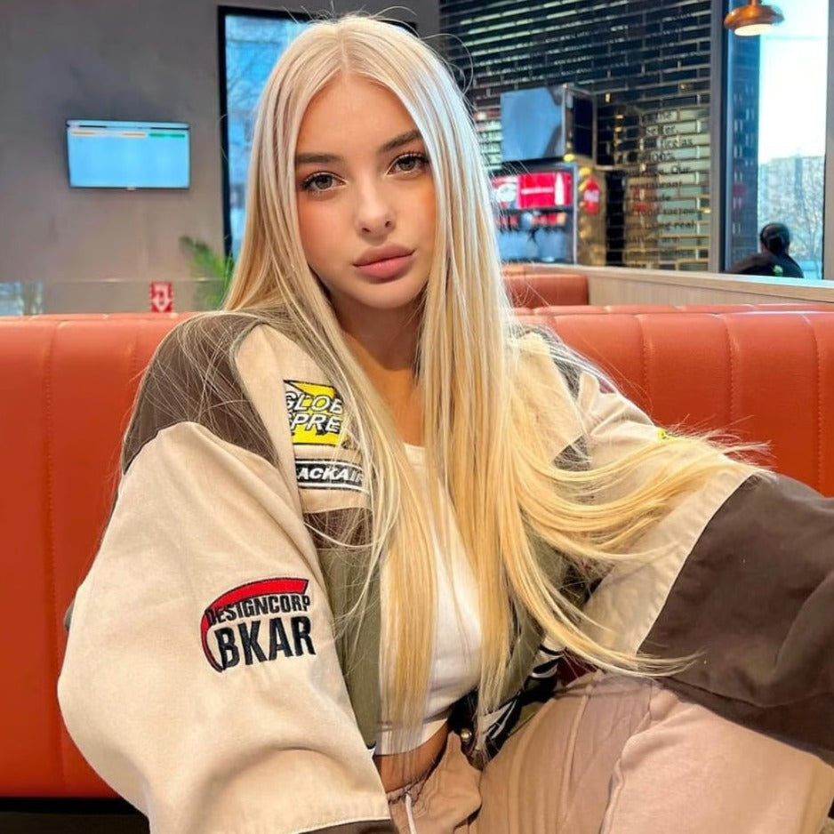 Vintage Street BlackAir Motorcycle Varsity Jacket