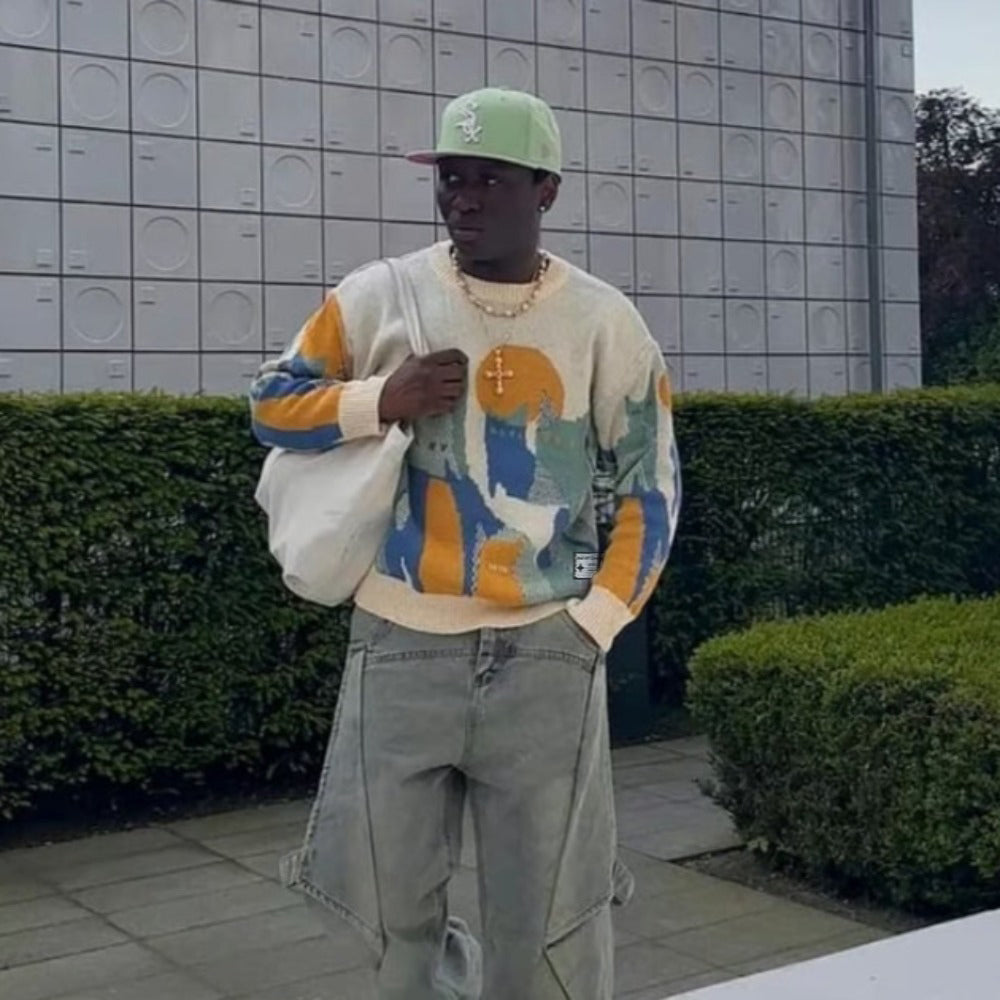 OOC' Vintage Cat Knitted Sweater