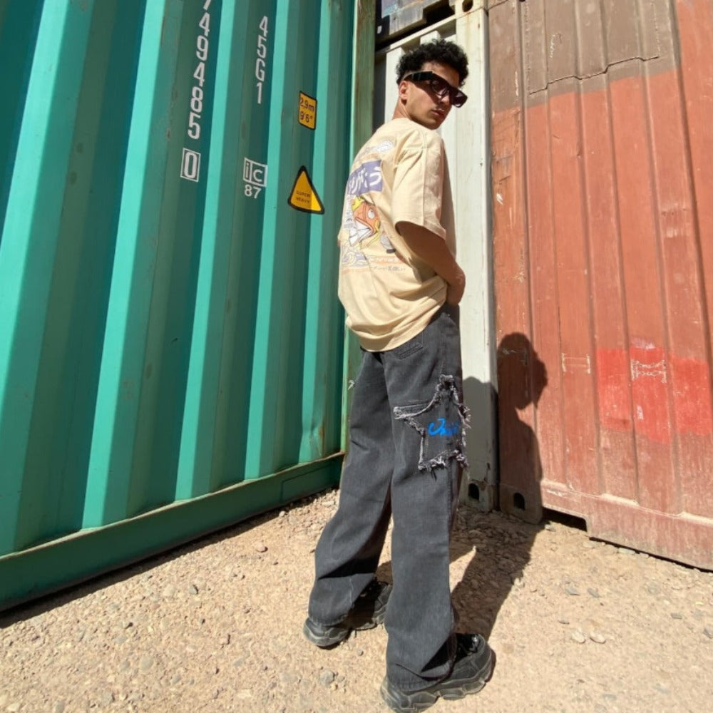 Cute Cartoon Fish Graphic T-Shirt