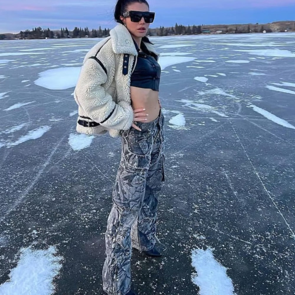 Street Jungle Camo Leaf Cargo Pant