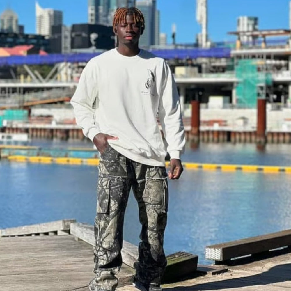 Street Jungle Camo Leaf Cargo Pant