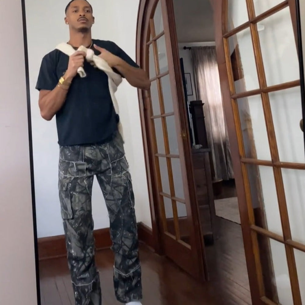 Street Jungle Camo Leaf Cargo Pant