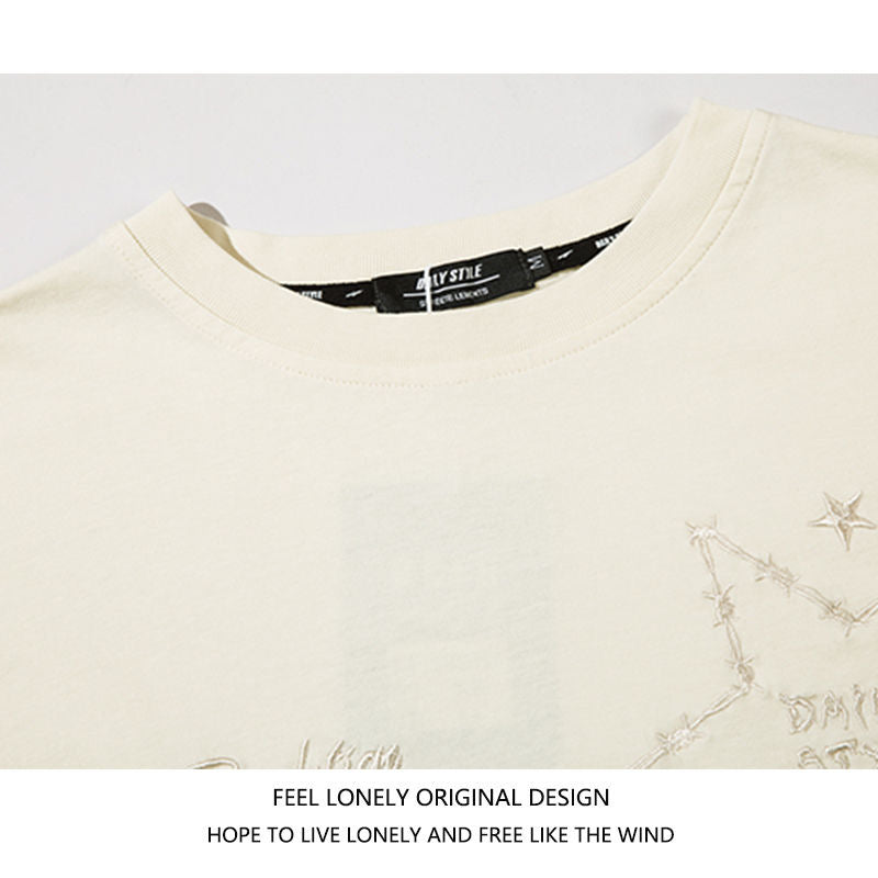 AG American Retro Embroidery Stars Shine Long Sleeves