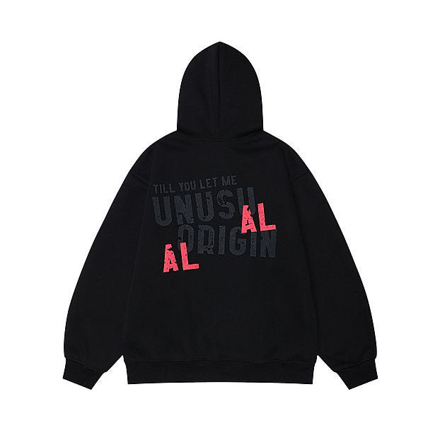 AG American Retro Street Letter Style Hoodie