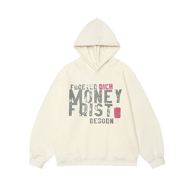 AG American Retro Street Letter Style Hoodie