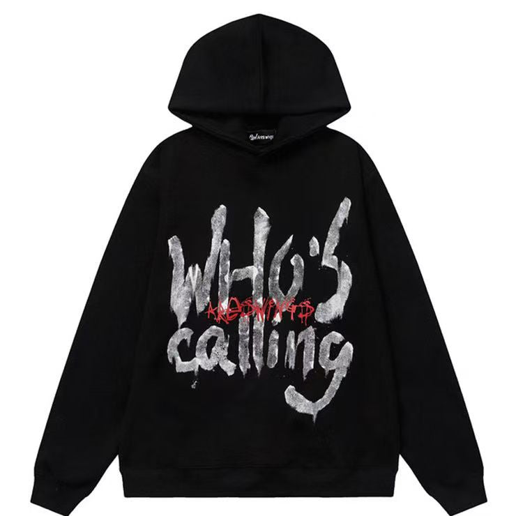 AG American Retro Letters "WHO’S Calling" Hoodie