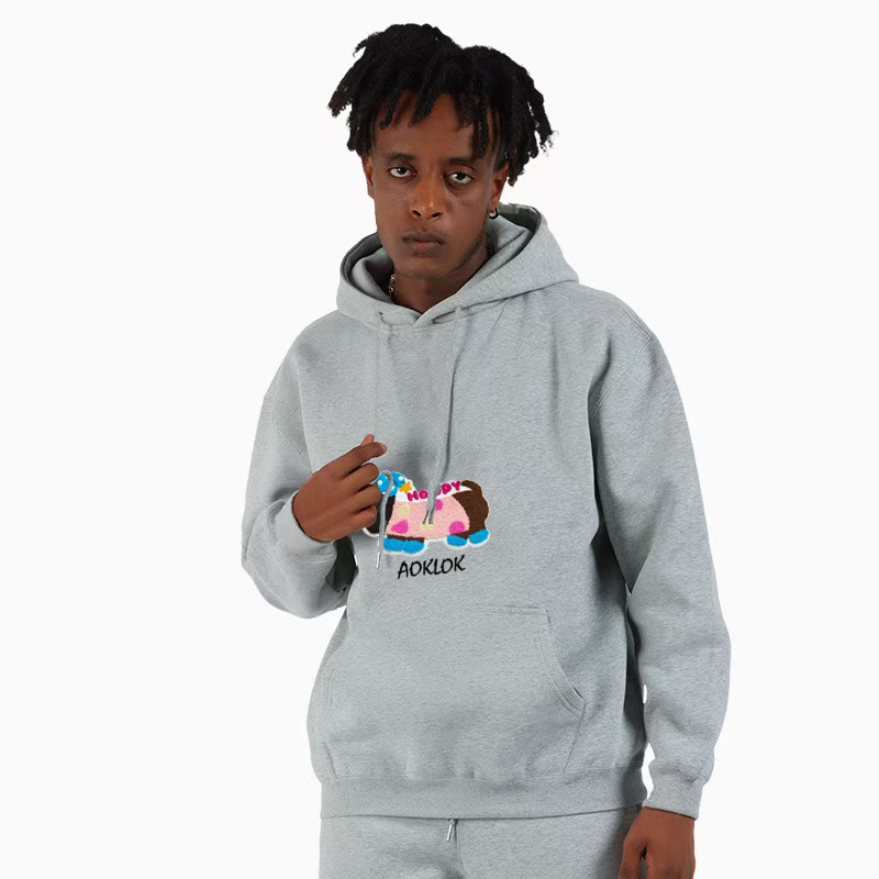AG Embroidery Sleepwalking Dog Hoodie