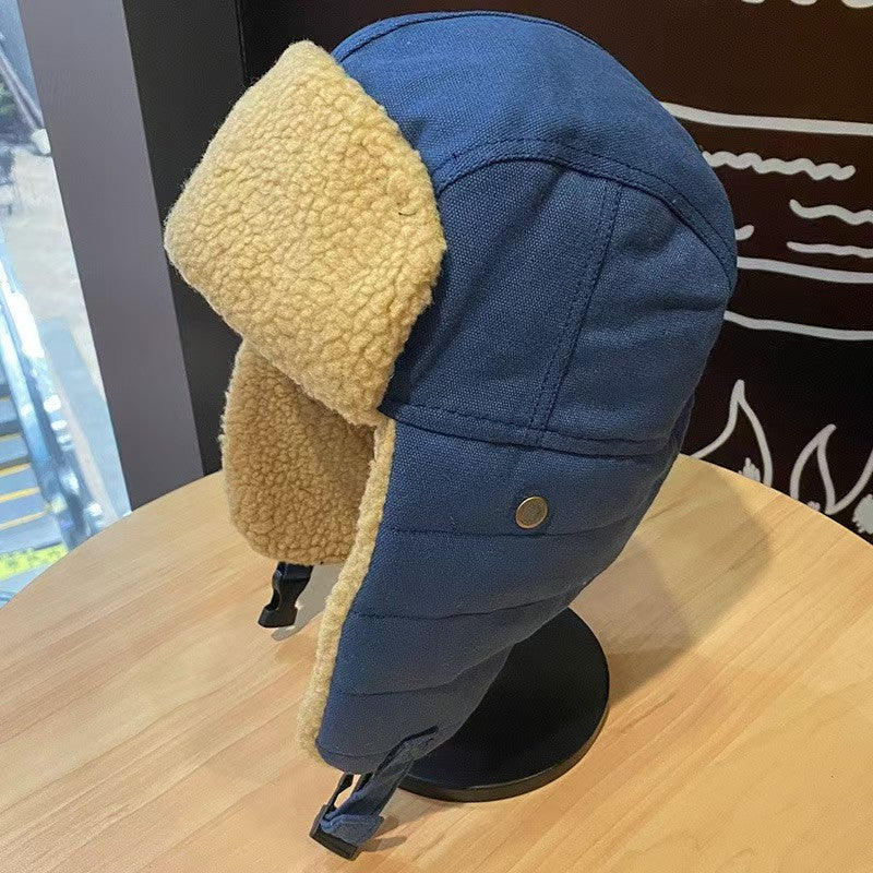 Solid Color Knitted Flying Hat