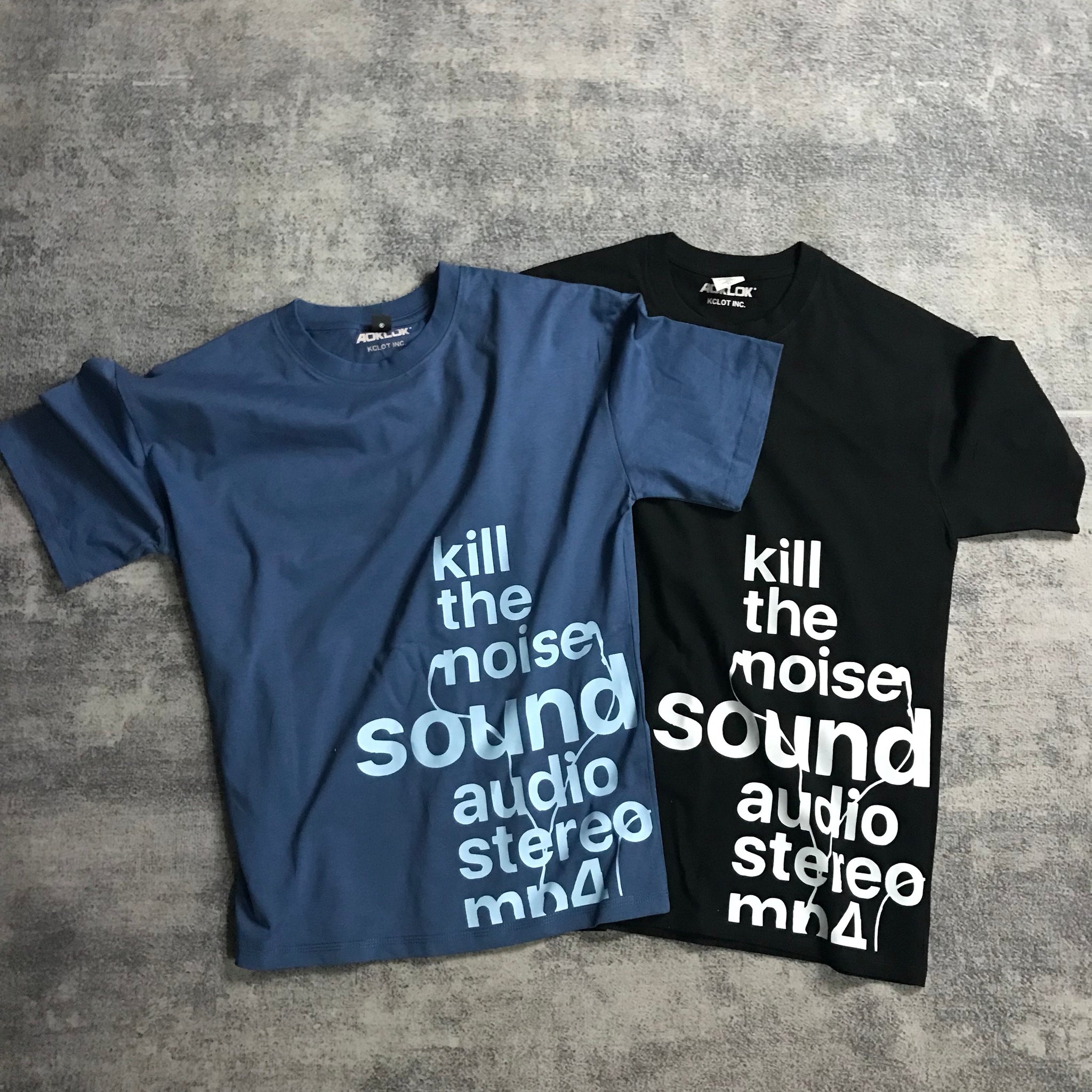 Unseen Echoes Melancholy Trend Letters Earphone Retro T-shirt