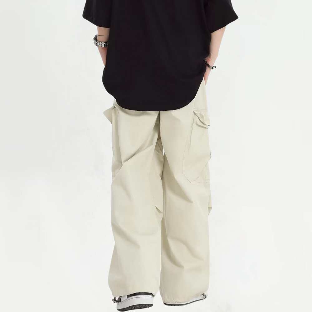 Couple's Cool Pleated Cargo Pants