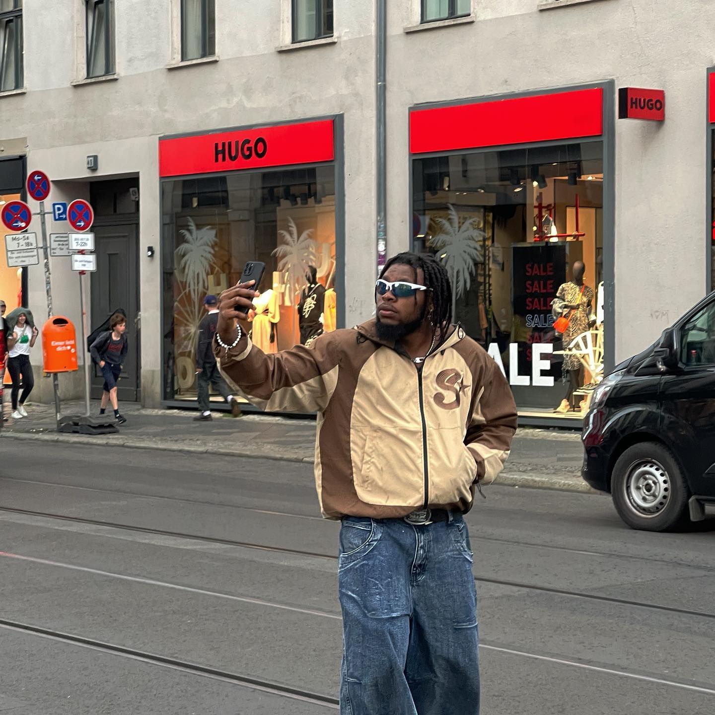 Vintage Letter Embroidery Shell Jacket