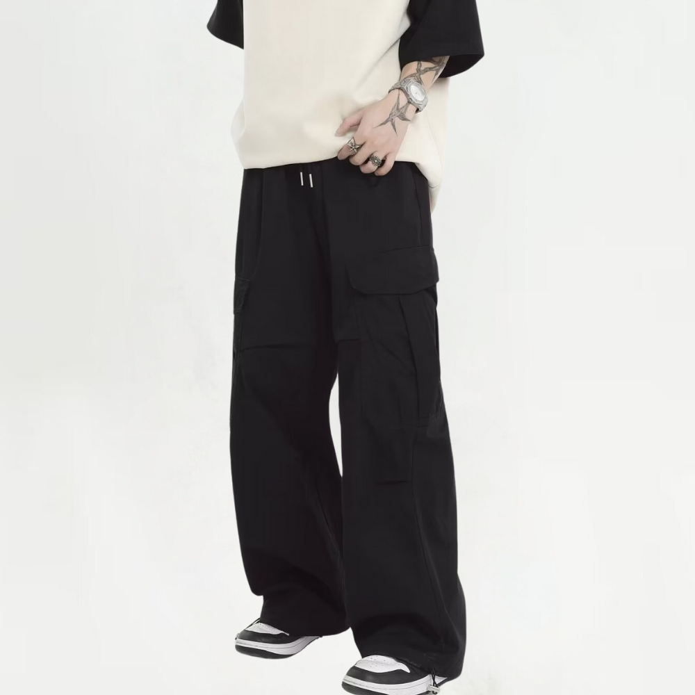 Couple's Cool Pleated Cargo Pants