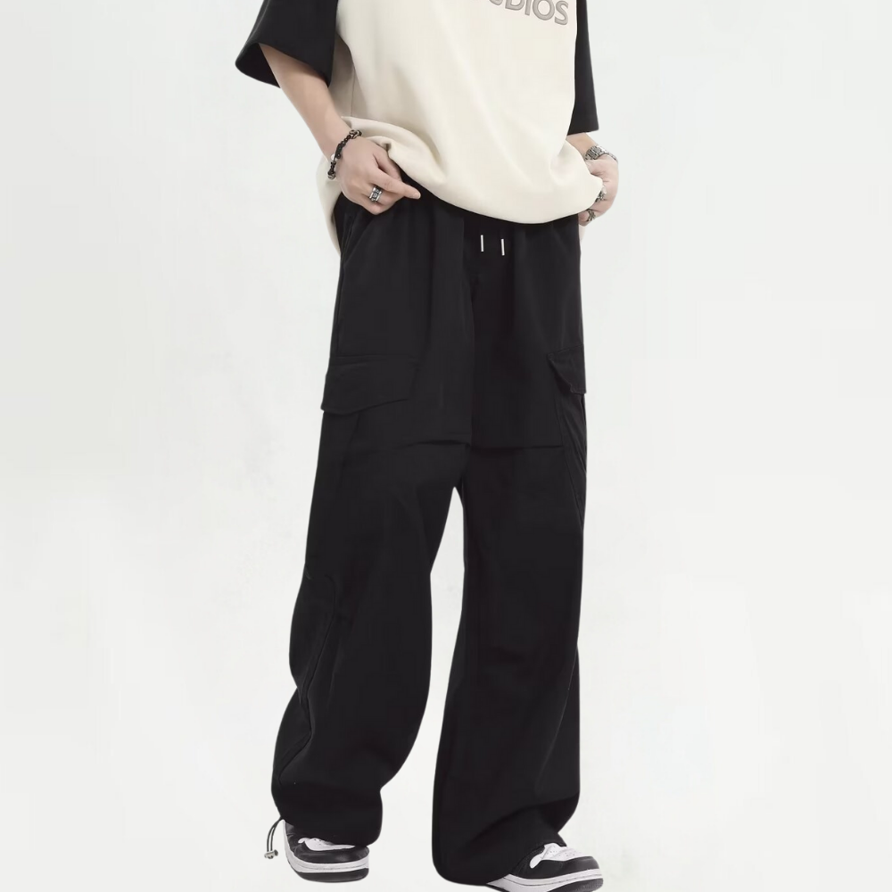 Couple's Cool Pleated Cargo Pants