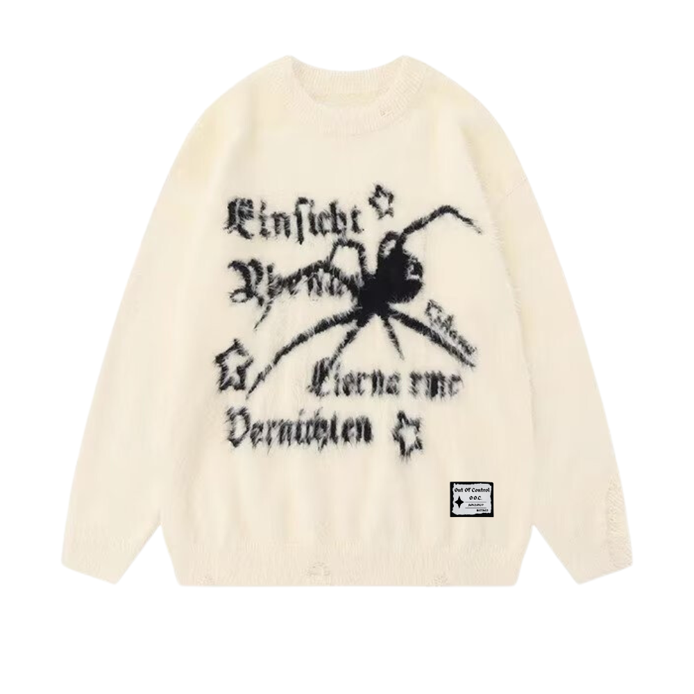 OOC' Vintage Spider Crewneck Knit Sweater