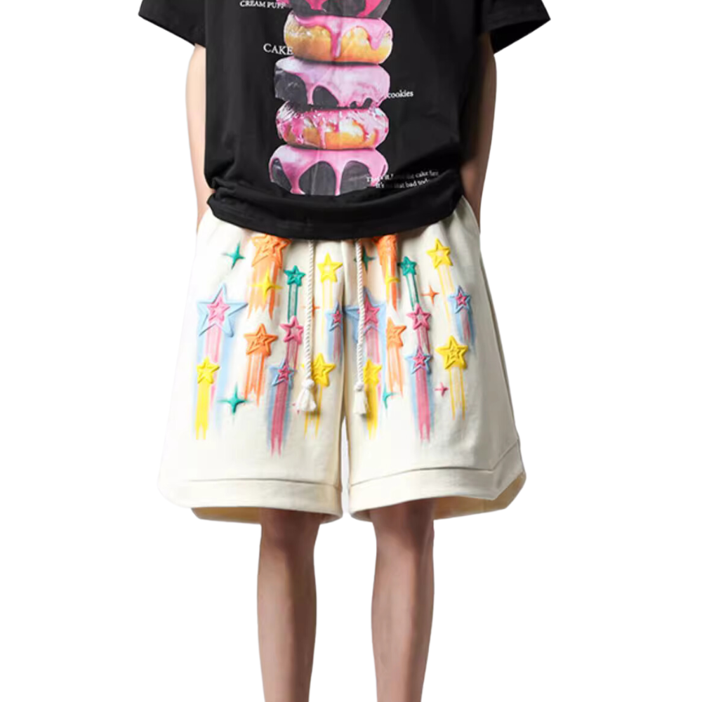 Street Pentagram Sports Cotton Shorts