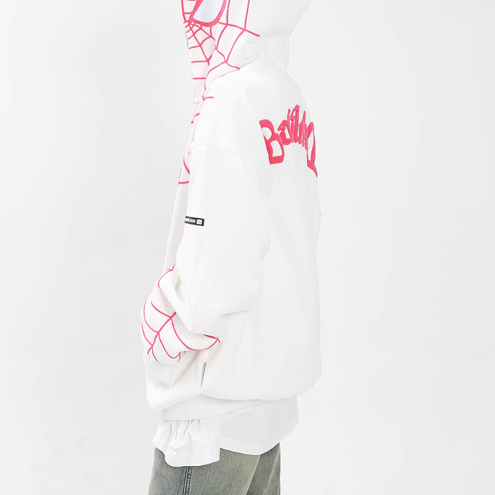 🔥High Street Spider Jacquard Hoodie