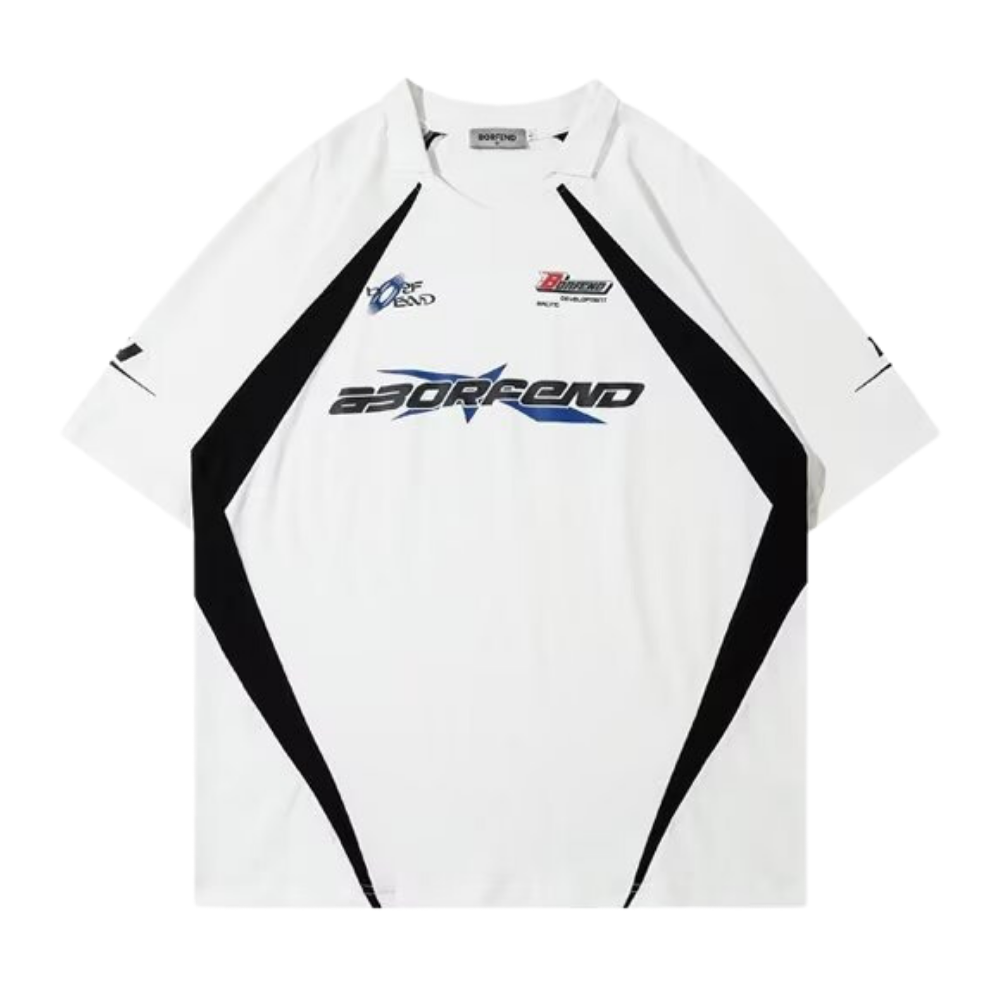 High Street Panel Racing Print T-Shirt