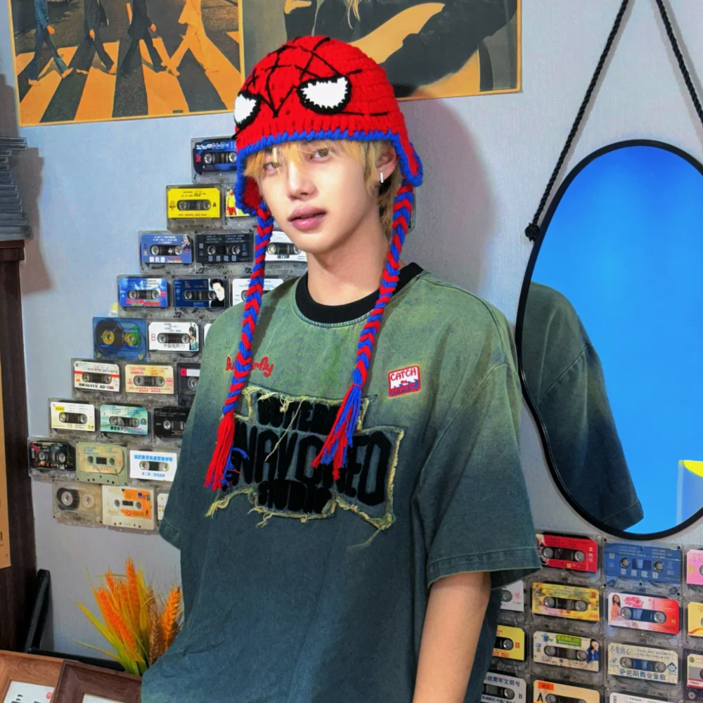 Spiderman Knitted Hat