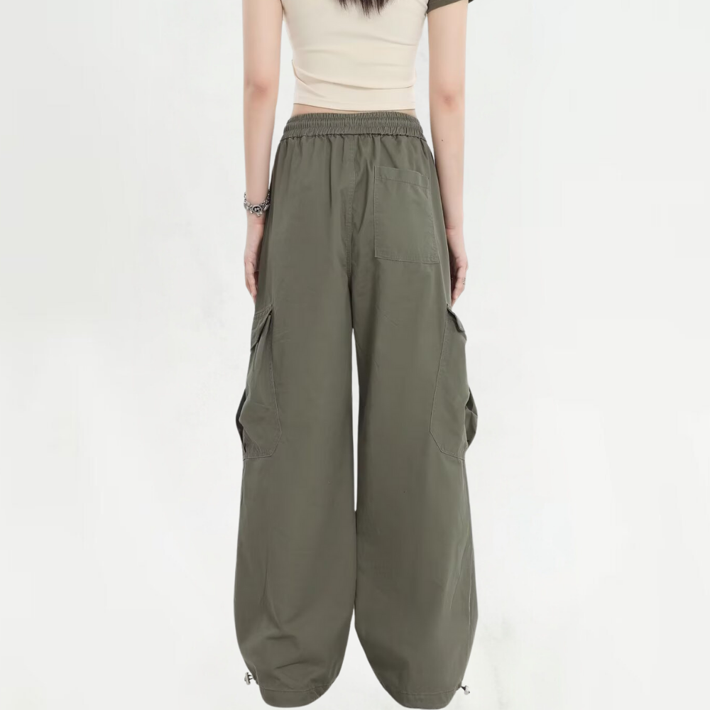 Couple's Cool Pleated Cargo Pants