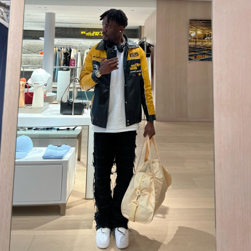 American Destroy Washed Stacked Jeans