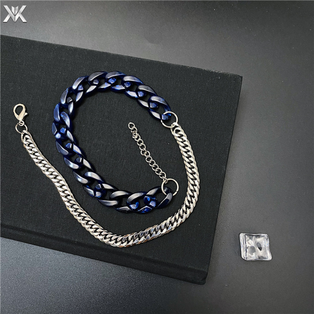 Street Panel Cuban Chain Necklace