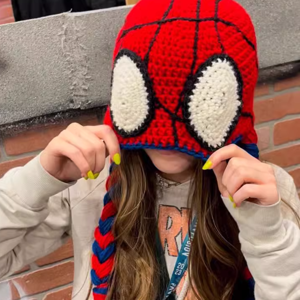 Spiderman Knitted Hat