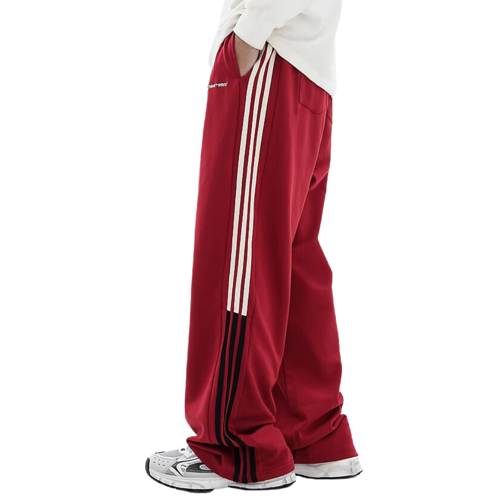 American Style Contrast Stripe Sweatpants