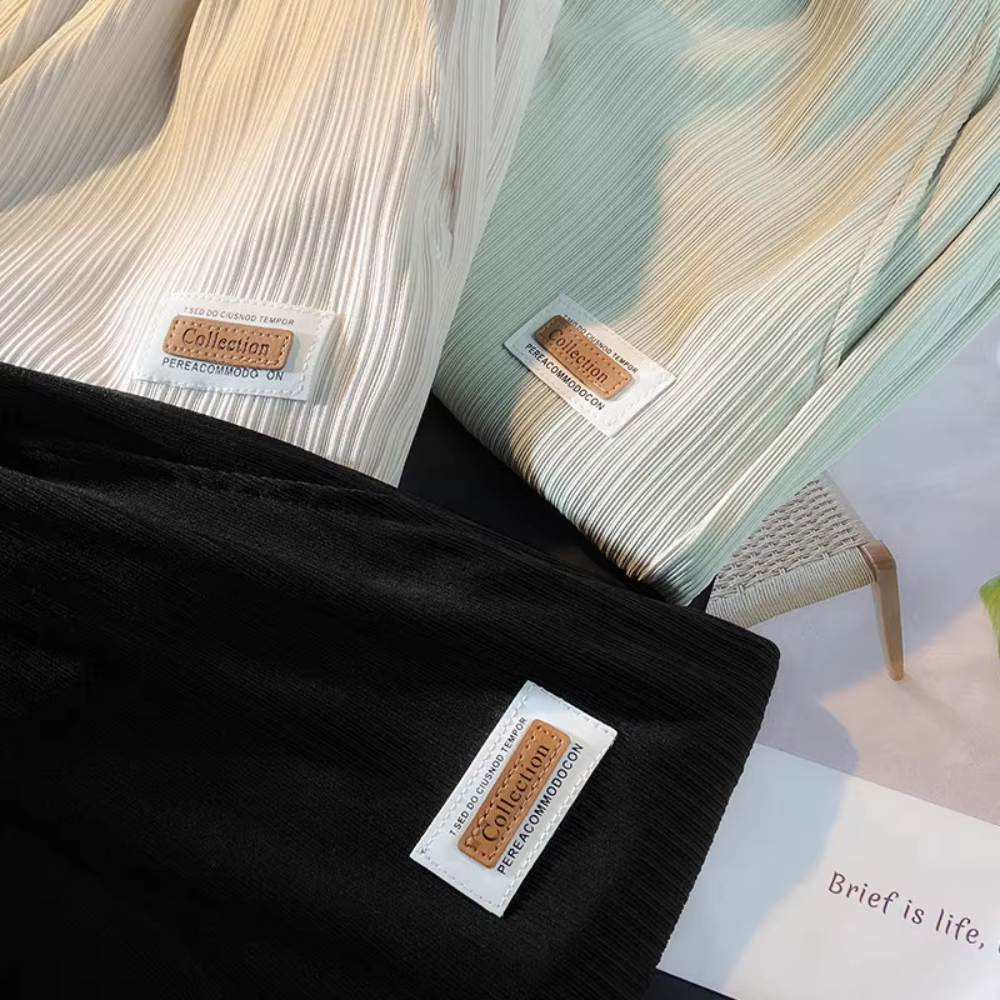 Summer Ice Silk Straight Leg Sports Shorts