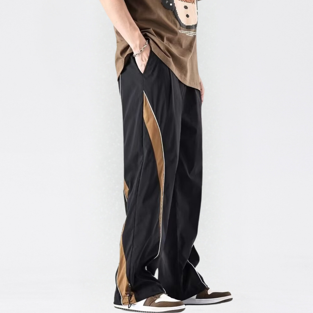 Retro Wide-Leg Quick-Drying Sweatpants